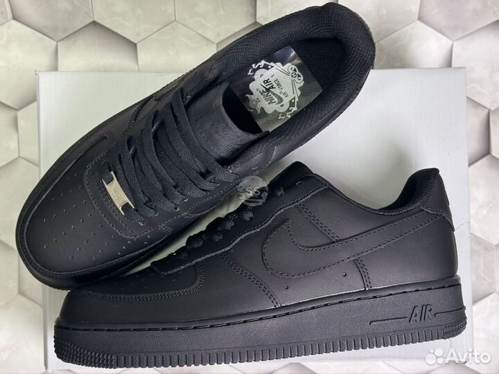 Кроссовки Nike Air Force 1 черные