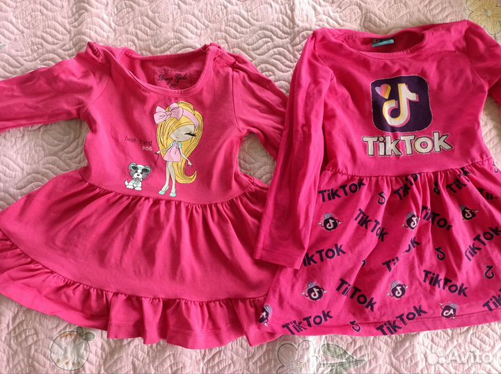 Платье для девочки 86