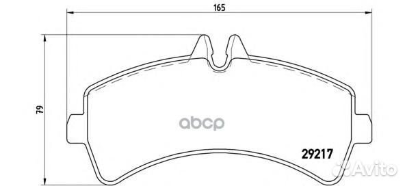 Колодки тормозные mercedes sprinter (906) /volks