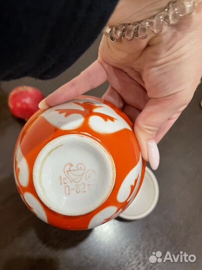 Пиала 2шт советская. Ташкентский фарфор