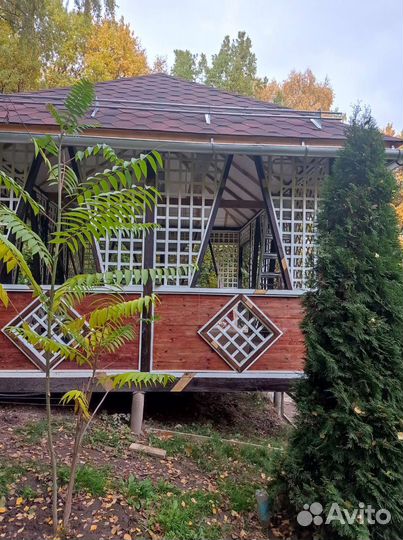 Аренда VIP- беседки с мягкой мебелью и мангалом