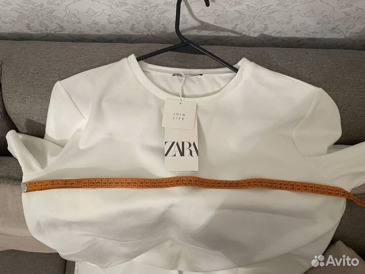 Платье zara белое xl