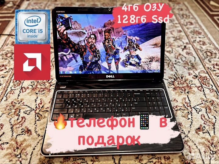 Отличный Ноутбук Dell core i5/4гб/128гб ssd