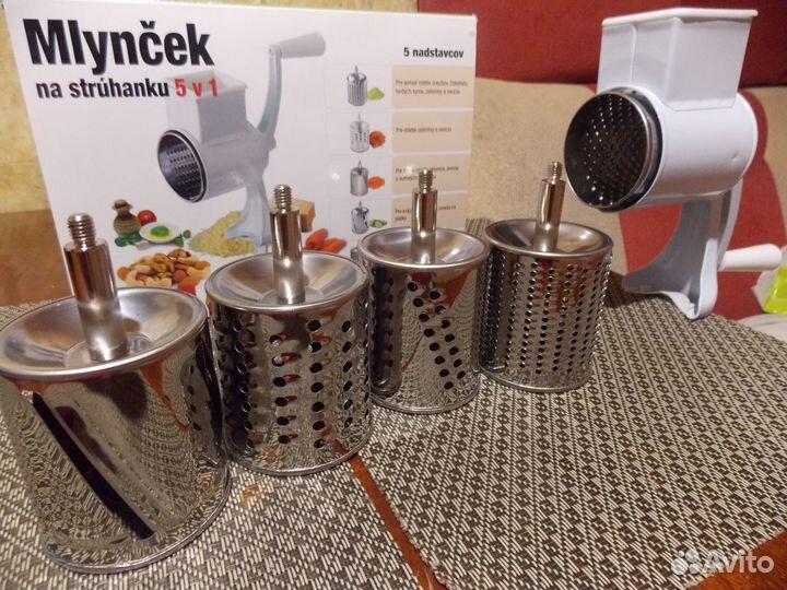 Терка овощерезка многофункциональная металлическая