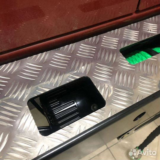 Бампер риф задний Соболь под лебедку с калиткой