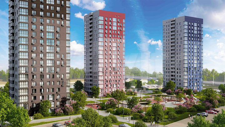 2-к. квартира, 59 м², 12/19 эт.
