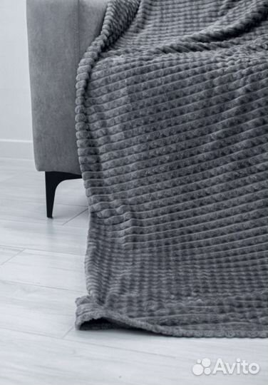 Плед травка плюшевый подарок