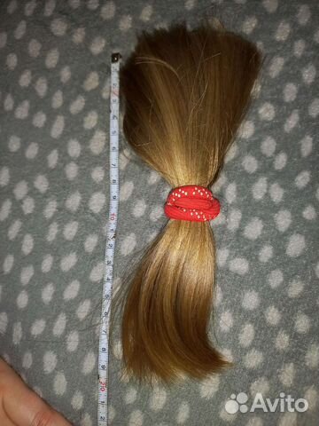 Волосы натуральные срез