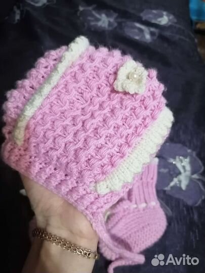 Комплект шапка, носки