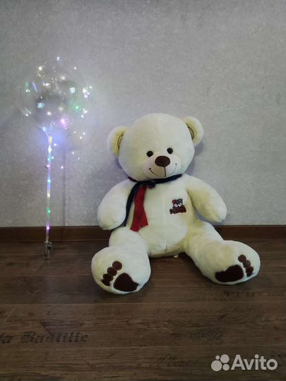 Плюшевый медведь 60см сидя