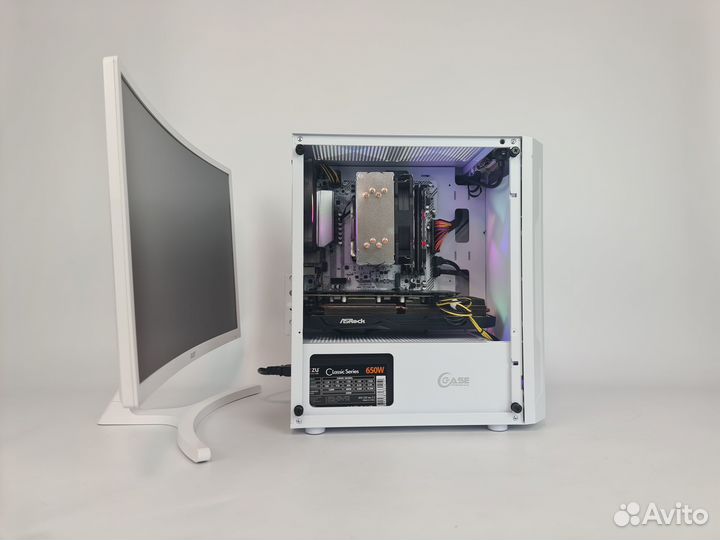 Игровой PC.Ryzen 5 c 144 герцeвым IPS монитором