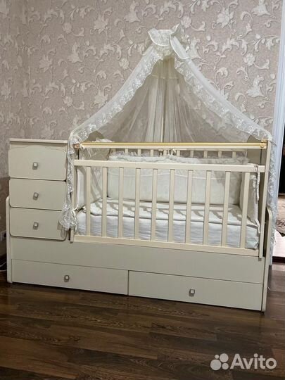 Детская кроватка трансформер