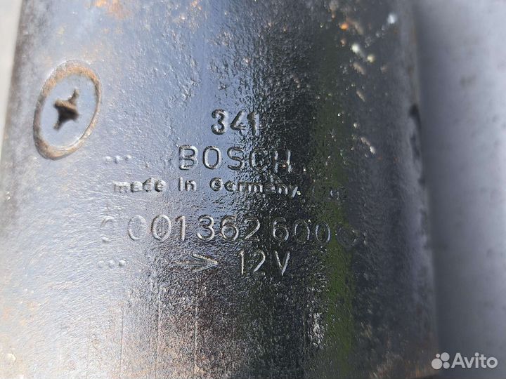 Стартер Bosch на Мерседес w123 дизель