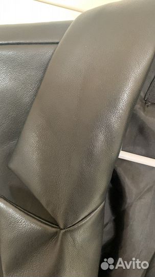 Кожаный пиджак женский