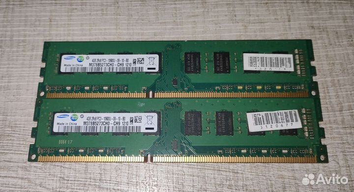 Оперативная память 4 Гб DDR3