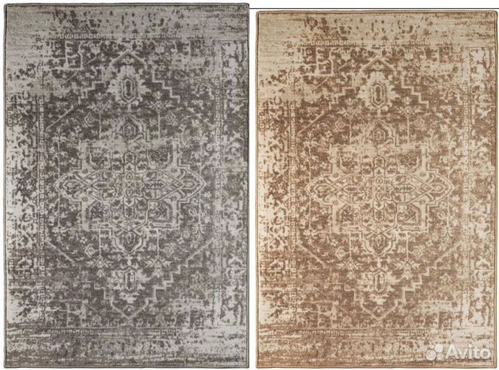 Икеа Ковер Герлев 133*195 бежевый3600 серый4200