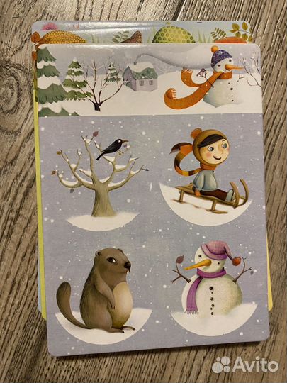 Djeco лото времена года