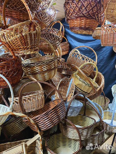 Корзины плетеные