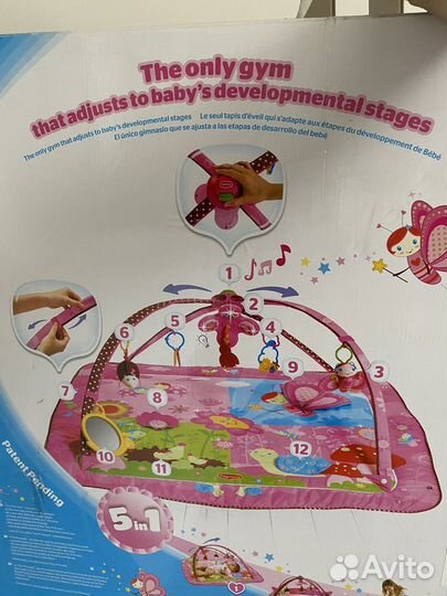 Развивающий коврик tiny love