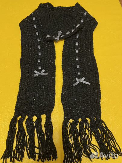 Комплект шапка и шарф женский