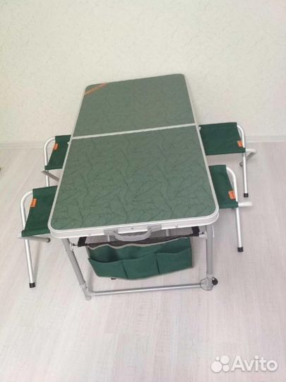 Стол и 4 стула для туризма