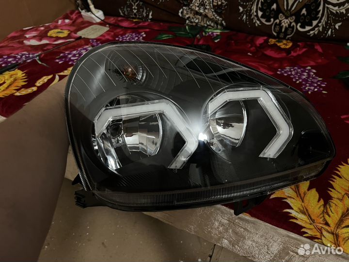 Фары приора с ргб галочками