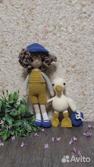Вязаные игрушки кукла, амигуруми
