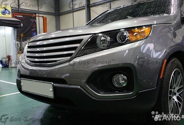 Тюнинг решетка радиатора Luxery на Kia Sorento R