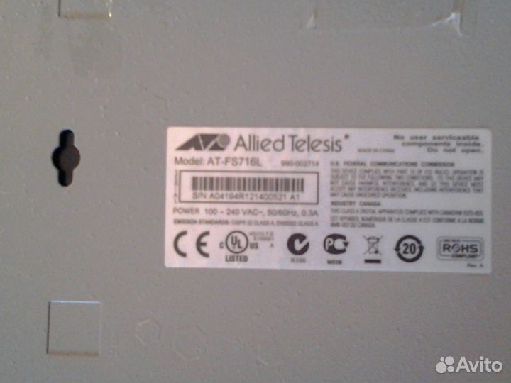 Коммутатор Allied Telesis AT-FS716L