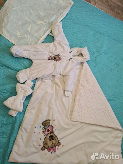 Комплект для выписки из роддома для новорожденного