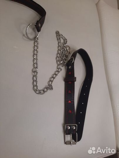 Ошейник и поводок игровой