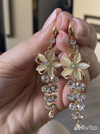 Восхитительные серьги с цветами