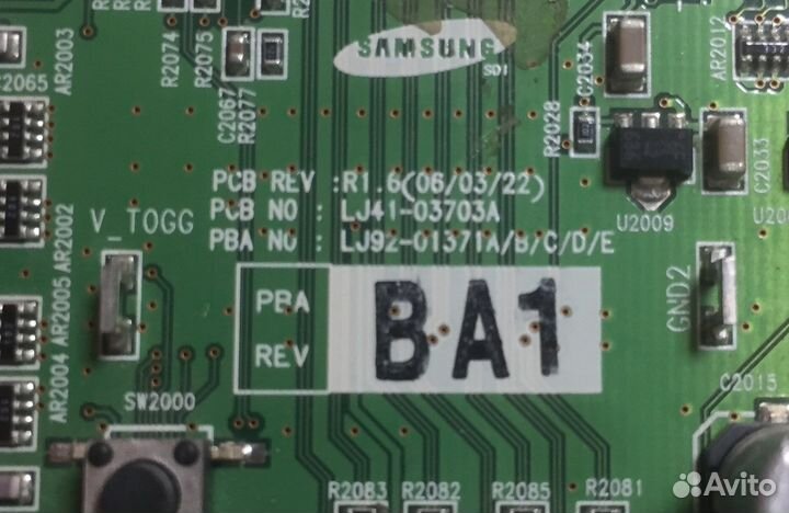 Контроллер плазменной панели LJ41-03703A