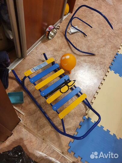 Санки детские с ручкой / Ветерок 2