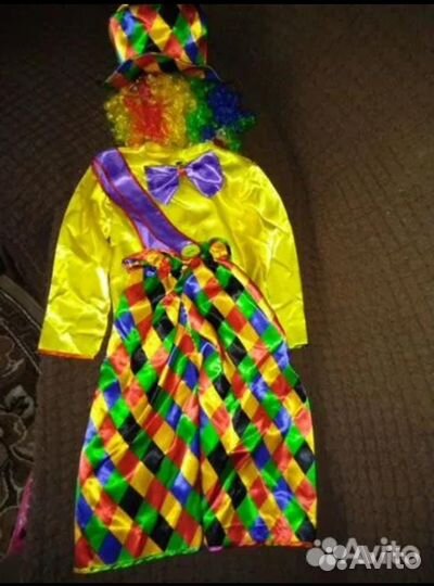 Новогодний костюм клоуна