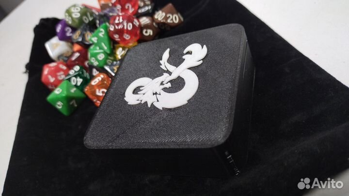 Кубы, кубики дайсы в премиальном подарочном боксе