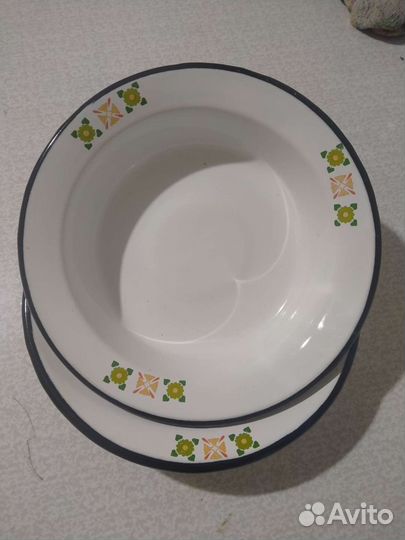 Миска эмалированная СССР новая