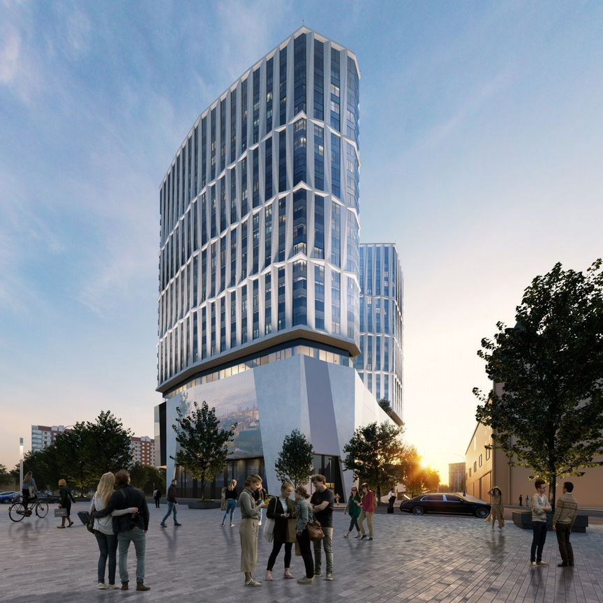 2-к. апартаменты, 77,3 м², 7/21 эт.