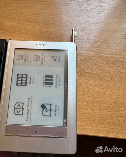 Электронная книга Sony