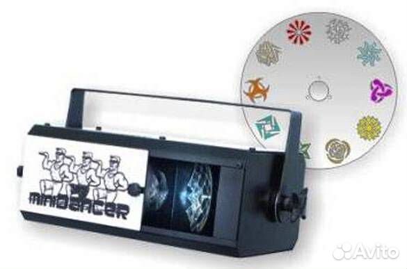 Светомузыка Minidancer Hustle IL Полицвет Gobo Mic