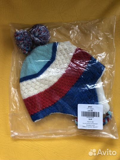 Шапка Deux par Deux зима 3/4 года, 5/6лет