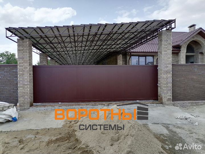 Ворота откатные уличные