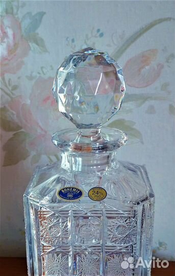 Штоф графин хрустальный