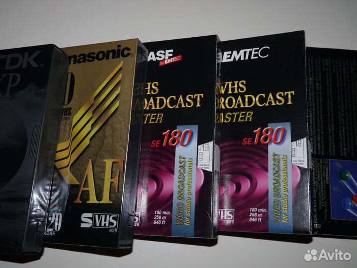 Видеокассеты Super VHS и VHS