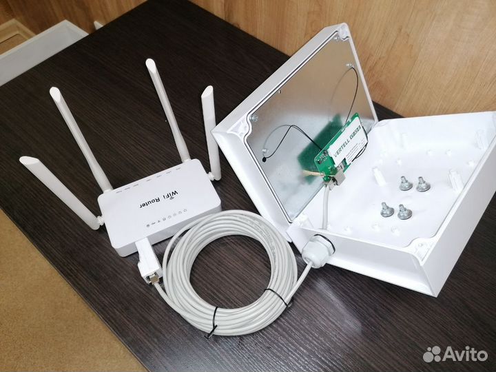 Комплект Интернет Антенна + Модем 4G Wi-Fi Роутер
