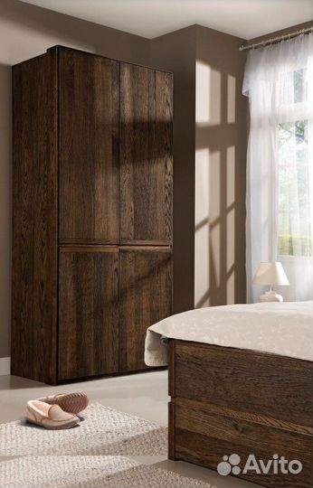 Дубовый шкаф атланта дуб обожженный