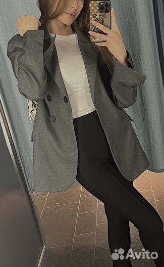 Жакет удлиненный оверсайз