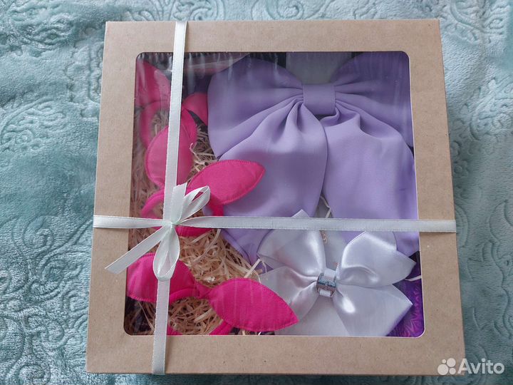 Подарочный набор(заколка,заколочка,резиночки)