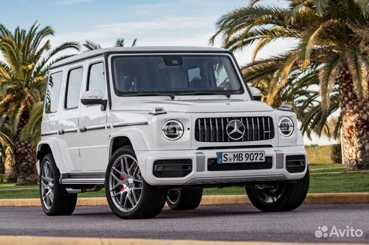 Решетка на Mercedes G-class w463 AMG 2018 стиль