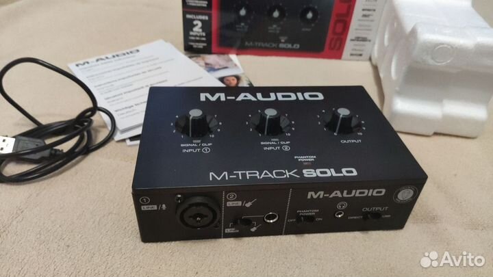 Внешняя звуковая карта M-Audio M-Track Solo